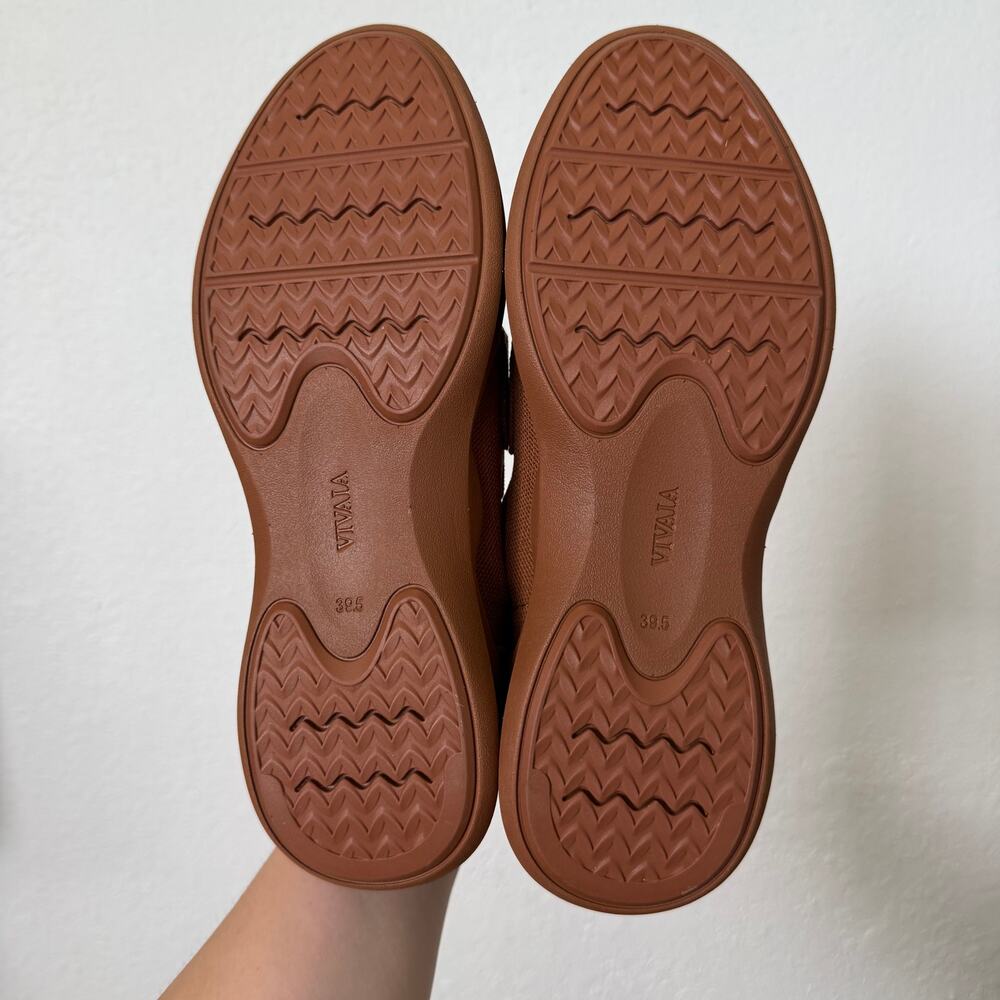VIVAIA Ivana Walker Pro Hybrid Penny Loafers Caramel Brown Sz 39.5 (US 8.5) NWOB - Picture 7 of 8